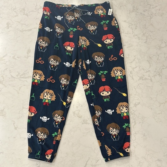 Wizarding World Harry Potter Women’s Pajama Bottoms Joggers Characters Medium - Picture 5 of 16